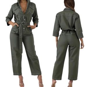 Olive Jumpsuit